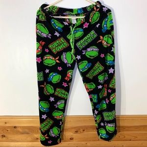 TMNT Nickelodeon Wmns Fleece Pajama Pants Size M